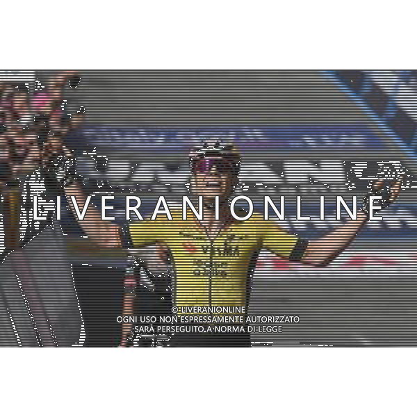 18-05-2025 Giro D\'italia; Tappa 09 Gubbio - Siena; 2025, Visma - Lease A Bike; Van Aert, Wout; Siena; foto stefano sirotti-ag aldo liverani sas