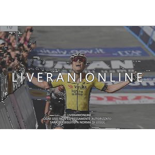 18-05-2025 Giro D\'italia; Tappa 09 Gubbio - Siena; 2025, Visma - Lease A Bike; Van Aert, Wout; Siena; foto stefano sirotti-ag aldo liverani sas