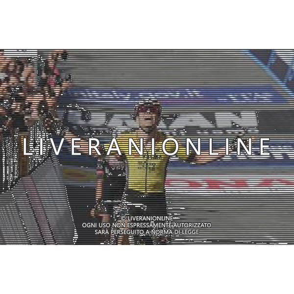 18-05-2025 Giro D\'italia; Tappa 09 Gubbio - Siena; 2025, Visma - Lease A Bike; Van Aert, Wout; Siena; foto stefano sirotti-ag aldo liverani sas