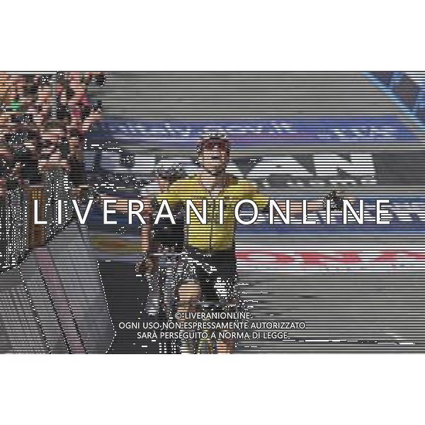 18-05-2025 Giro D\'italia; Tappa 09 Gubbio - Siena; 2025, Visma - Lease A Bike; Van Aert, Wout; Siena; foto stefano sirotti-ag aldo liverani sas