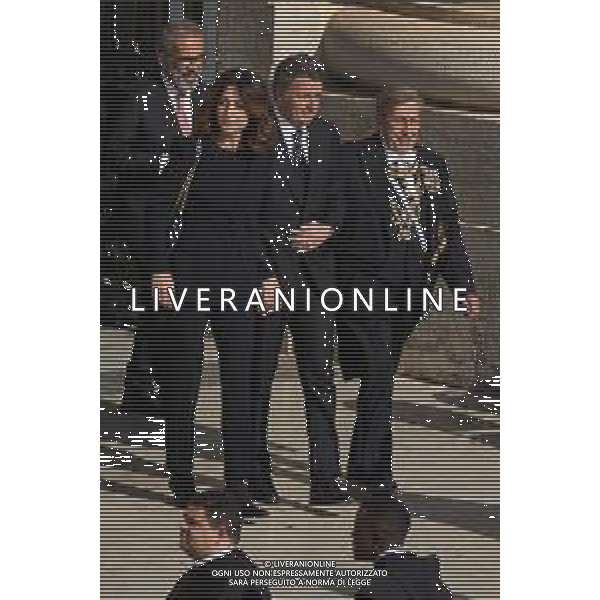 ROMA - 18 Maggio 2025 Celebrazione Eucaristica per l’inizio del Ministero Petrino del Vescovo di Roma Leone XIV Nella Foto: Matteo Renzi con la moglie Agnese Andrea Bracaglia- AGENZIA ALDO LIVERANI SAS