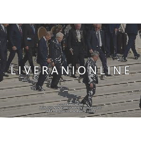 ROMA - 18 Maggio 2025 Celebrazione Eucaristica per l’inizio del Ministero Petrino del Vescovo di Roma Leone XIV Nella Foto: Sergio Mattarella con la figlia Laura Mattarella Andrea Bracaglia- AGENZIA ALDO LIVERANI SAS