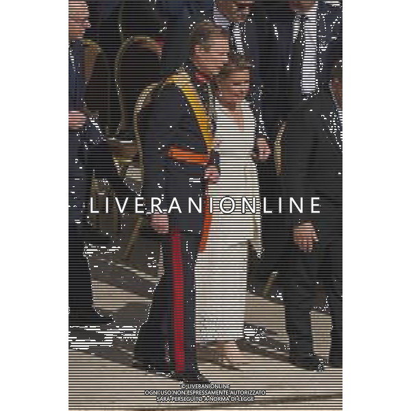 ROMA - 18 Maggio 2025 Celebrazione Eucaristica per l’inizio del Ministero Petrino del Vescovo di Roma Leone XIV Nella Foto: Henri, Grand Duke of Luxembourg e sua moglie Maria Teresa, Grand Duchess of Luxembourg Andrea Bracaglia- AGENZIA ALDO LIVERANI SAS