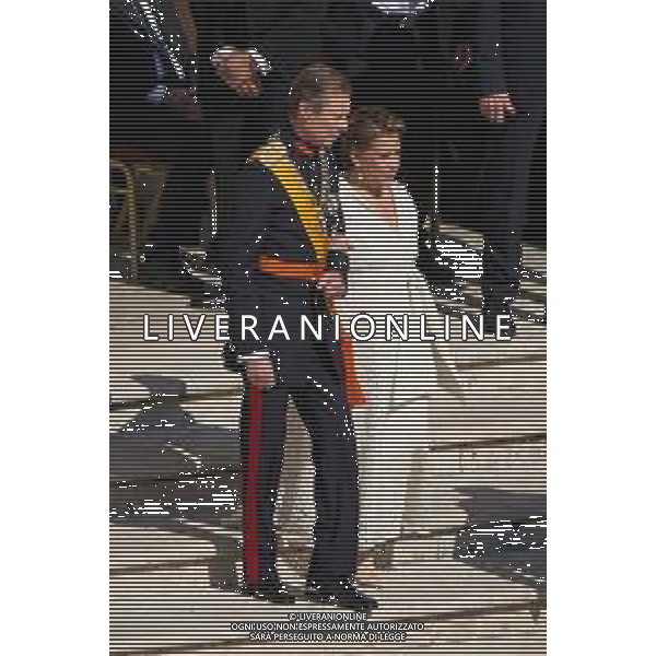 ROMA - 18 Maggio 2025 Celebrazione Eucaristica per l’inizio del Ministero Petrino del Vescovo di Roma Leone XIV Nella Foto: Henri, Grand Duke of Luxembourg e sua moglie Maria Teresa, Grand Duchess of Luxembourg Andrea Bracaglia- AGENZIA ALDO LIVERANI SAS