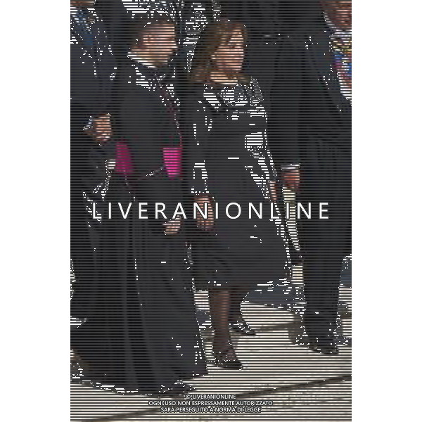 ROMA - 18 Maggio 2025 Celebrazione Eucaristica per l’inizio del Ministero Petrino del Vescovo di Roma Leone XIV Nella Foto: Dina Boluarte la presidente del Peru’ Andrea Bracaglia- AGENZIA ALDO LIVERANI SAS