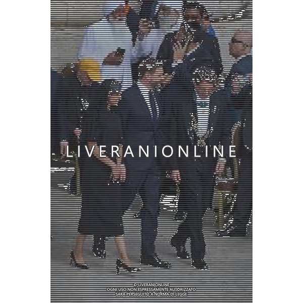 ROMA - 18 Maggio 2025 Celebrazione Eucaristica per l’inizio del Ministero Petrino del Vescovo di Roma Leone XIV Nella Foto: JD Vance Vicepresidente degli Stati Uniti d’America con la moglie Usha Vance Andrea Bracaglia- AGENZIA ALDO LIVERANI SAS
