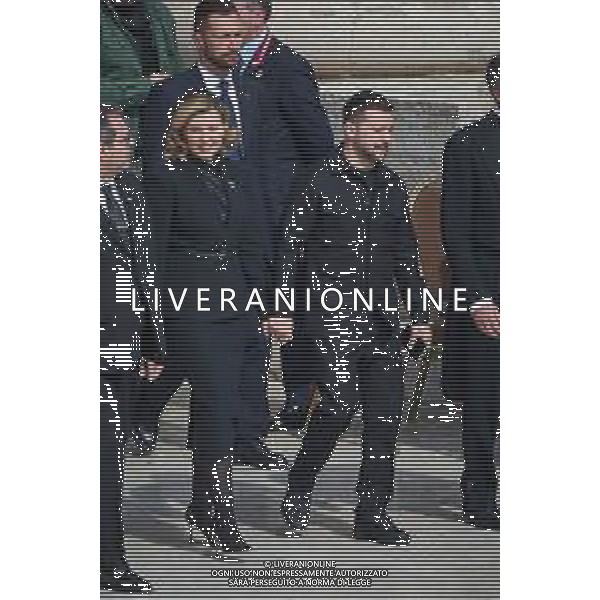 ROMA - 18 Maggio 2025 Celebrazione Eucaristica per l’inizio del Ministero Petrino del Vescovo di Roma Leone XIV Nella Foto: Volodymyr Zelensky con la moglie Olena Zelenska Andrea Bracaglia- AGENZIA ALDO LIVERANI SAS