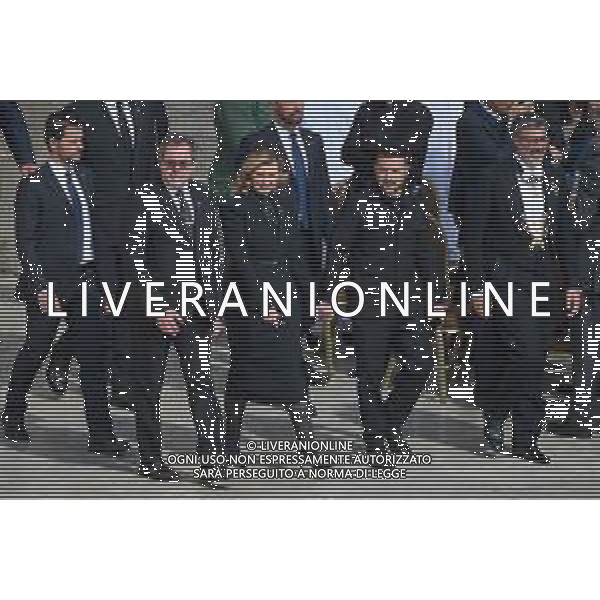 ROMA - 18 Maggio 2025 Celebrazione Eucaristica per l’inizio del Ministero Petrino del Vescovo di Roma Leone XIV Nella Foto: Volodymyr Zelensky con la moglie Olena Zelenska Andrea Bracaglia- AGENZIA ALDO LIVERANI SAS