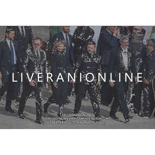 ROMA - 18 Maggio 2025 Celebrazione Eucaristica per l’inizio del Ministero Petrino del Vescovo di Roma Leone XIV Nella Foto: Volodymyr Zelensky con la moglie Olena Zelenska Andrea Bracaglia- AGENZIA ALDO LIVERANI SAS