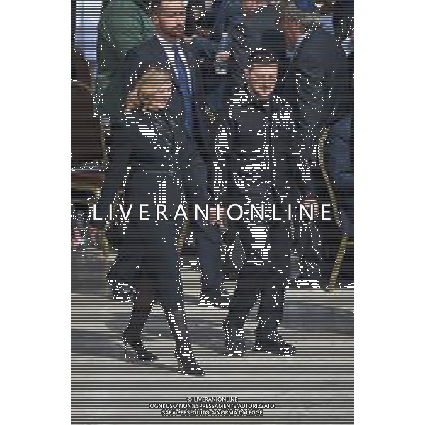 ROMA - 18 Maggio 2025 Celebrazione Eucaristica per l’inizio del Ministero Petrino del Vescovo di Roma Leone XIV Nella Foto: Volodymyr Zelensky con la moglie Olena Zelenska Andrea Bracaglia- AGENZIA ALDO LIVERANI SAS