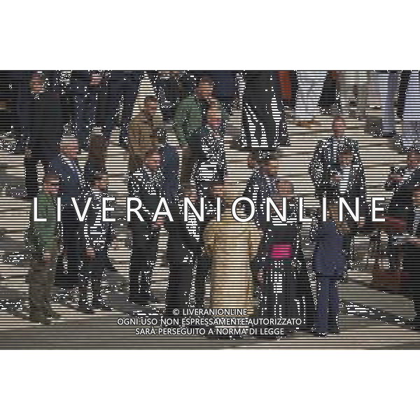 ROMA - 18 Maggio 2025 Celebrazione Eucaristica per l’inizio del Ministero Petrino del Vescovo di Roma Leone XIV Nella Foto: Volodymyr Zelensky con la moglie Olena Zelenska Andrea Bracaglia- AGENZIA ALDO LIVERANI SAS
