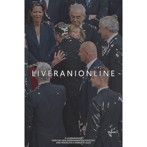 ROMA - 18 Maggio 2025 Celebrazione Eucaristica per l’inizio del Ministero Petrino del Vescovo di Roma Leone XIV Nella Foto: Volodymyr Zelensky con Giorgia Meloni Andrea Bracaglia- AGENZIA ALDO LIVERANI SAS