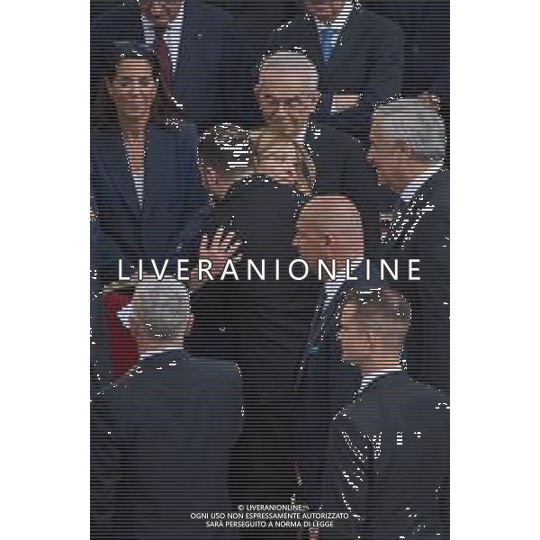 ROMA - 18 Maggio 2025 Celebrazione Eucaristica per l’inizio del Ministero Petrino del Vescovo di Roma Leone XIV Nella Foto: Volodymyr Zelensky con Giorgia Meloni Andrea Bracaglia- AGENZIA ALDO LIVERANI SAS