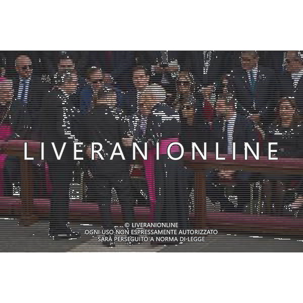 ROMA - 18 Maggio 2025 Celebrazione Eucaristica per l’inizio del Ministero Petrino del Vescovo di Roma Leone XIV Nella Foto: Volodymyr Zelensky, JD Vance, Usha Vance, Dina Boluarte Andrea Bracaglia- AGENZIA ALDO LIVERANI SAS