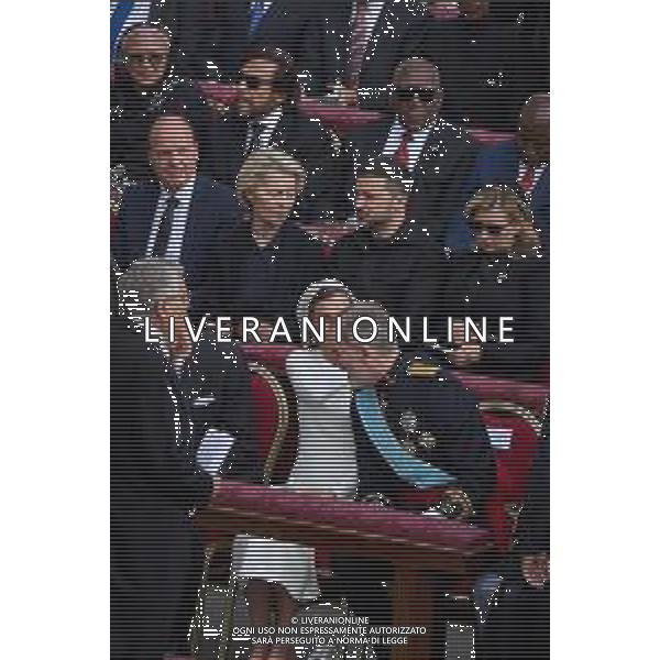 ROMA - 18 Maggio 2025 Celebrazione Eucaristica per l’inizio del Ministero Petrino del Vescovo di Roma Leone XIV Nella Foto: Ursula von der Leyen, Volodymyr Zelensky, Olena Zelenska Andrea Bracaglia- AGENZIA ALDO LIVERANI SAS