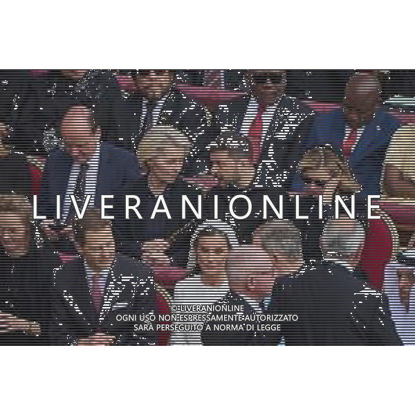 ROMA - 18 Maggio 2025 Celebrazione Eucaristica per l’inizio del Ministero Petrino del Vescovo di Roma Leone XIV Nella Foto: Ursula von der Leyen, Volodymyr Zelensky, Olena Zelenska Andrea Bracaglia- AGENZIA ALDO LIVERANI SAS