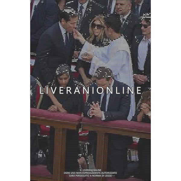 ROMA - 18 Maggio 2025 Celebrazione Eucaristica per l’inizio del Ministero Petrino del Vescovo di Roma Leone XIV Nella Foto: Marco Rubio, JD Vance, Usha Vance Andrea Bracaglia- AGENZIA ALDO LIVERANI SAS