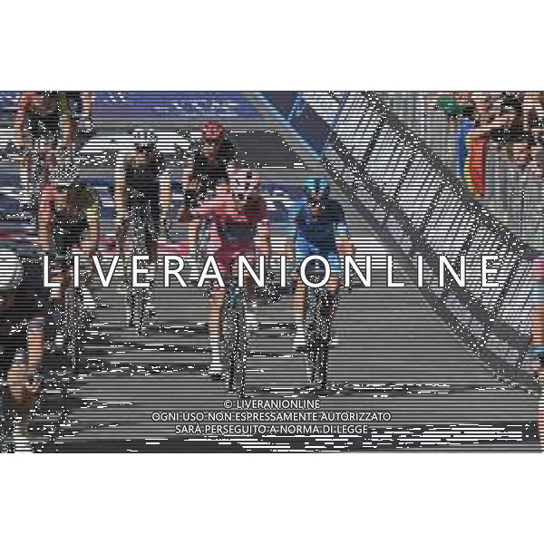 18-05-2025 Giro D\'italia; Tappa 09 Gubbio - Siena; 2025, Xds - Astana; Ulissi, Diego; Fortunato, Lorenzo; Siena; foto stefano sirotti-ag aldo liverani sas