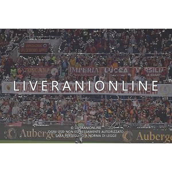 Roma vs Milan Campionato Serie A Enilive - 37 Giornata Stadio Olimpico - Roma 18-05-2025 nella foto Striscione dei tifosi per Ranieri Claudio ©Federico Gaetano - AGENZIA ALDO LIVERANI SAS