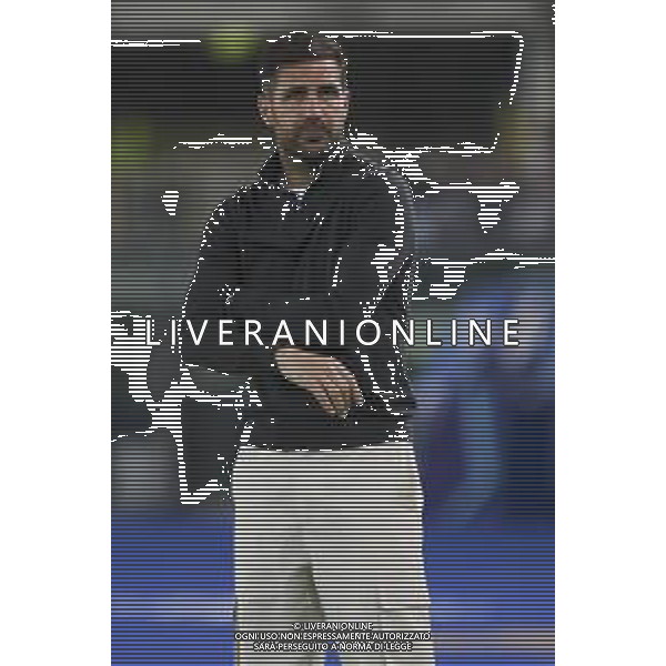 Cesc Fabregas Head Coach of Como 1907 gestures during Hellas Verona FC vs Como FC 1907, 37° Serie A Enilive 2024-25 game at Marcantonio Bentegodi stadium in Verona (VR), Italy, on May 18, 2025. (Photo by Davide Casentini)- AGENZIA ALDO LIVERANI SAS