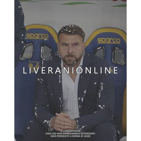 Paolo Zanetti Head Coach of Hellas Verona FC during Hellas Verona FC vs Como FC 1907, 37° Serie A Enilive 2024-25 game at Marcantonio Bentegodi stadium in Verona (VR), Italy, on May 18, 2025. (Photo by Davide Casentini)- AGENZIA ALDO LIVERANI SAS