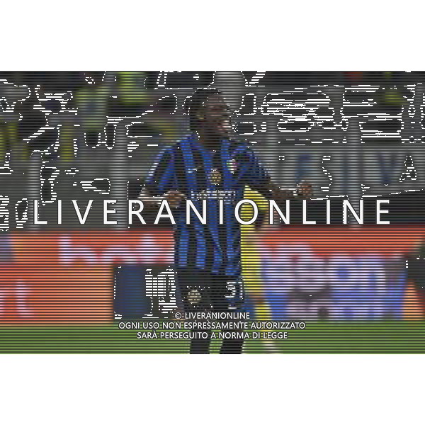 Inter vs Lazio nella foto Yann Aurel Bisseck (Inter) esultanza dopo il gol dell\'1 a 0 Milano 18-05-2025 Stadio Giuseppe Meazza - San Siro Campionato Serie A Enilive - 37a giornata foto Roberto Garavaglia/Agenzia Aldo Liverani sas