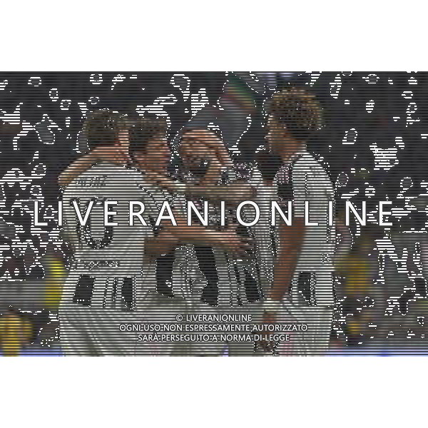 TVMV-Torino 18.05.2025 Allianz Stadium @Manuela Viganti /Ag. Aldo Liverani sas Juventus vs Udinese Campionato Calcio Serie A Enilive 2024/2025 37a giornata Nella foto: esultanza juventus dopo il gol di nico gonzalez ©TVMV Viganti - AGENZIA ALDO LIVERANI SAS