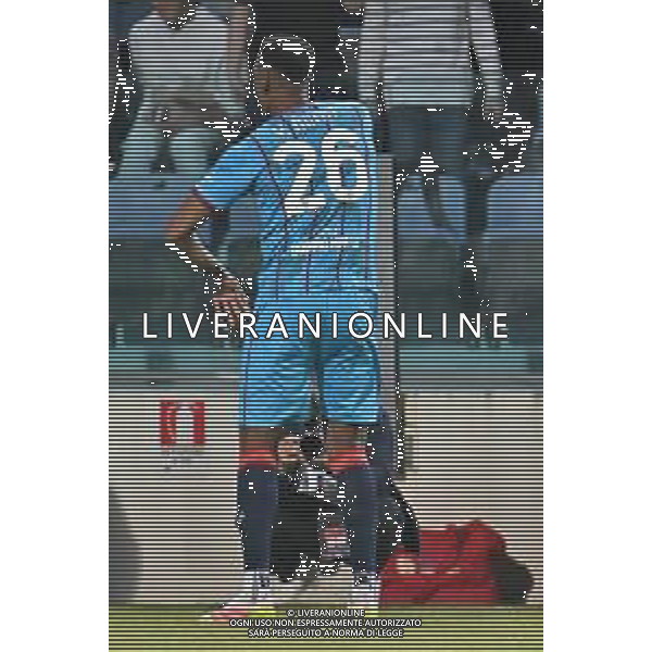 18-5-2025. Cagliari calcio-Venezia F.C., 37° giornata Serie A calcio Italia 2024/2025, stadio Unipol Domus Cagliari. Foto Salvatore Moi/Agenzia Aldo Liverani s.as. Nella foto: Gol ed esultanza del Cagliari contro Venezia in casa allo stadio Unipol Domus. Segna: Yerry Mina Cagliari ©MOI SALVATORE - AGENZIA ALDO LIVERANI SAS
