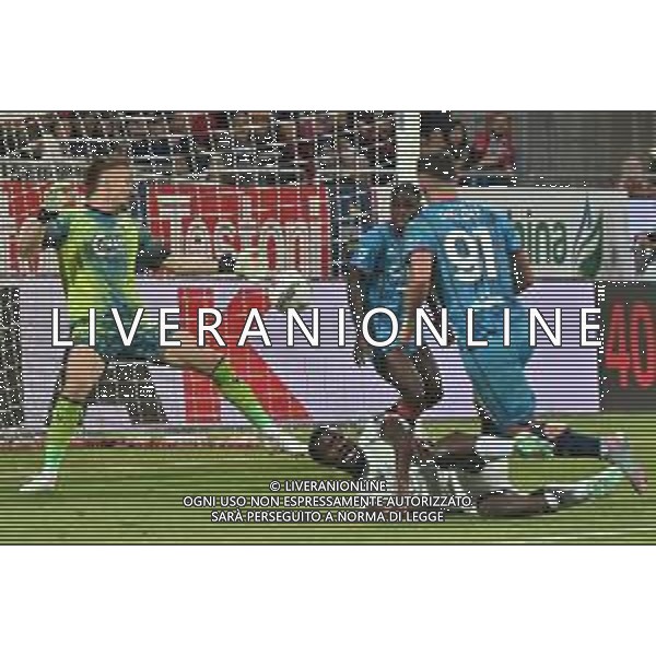 18-5-2025. Cagliari calcio-Venezia F.C., 37° giornata Serie A calcio Italia 2024/2025, stadio Unipol Domus Cagliari. Foto Salvatore Moi/Agenzia Aldo Liverani s.as. Nella foto: Gol ed esultanza del Cagliari contro Venezia in casa allo stadio Unipol Domus. Segna:Roberto Piccoli Cagliari ©MOI SALVATORE - AGENZIA ALDO LIVERANI SAS