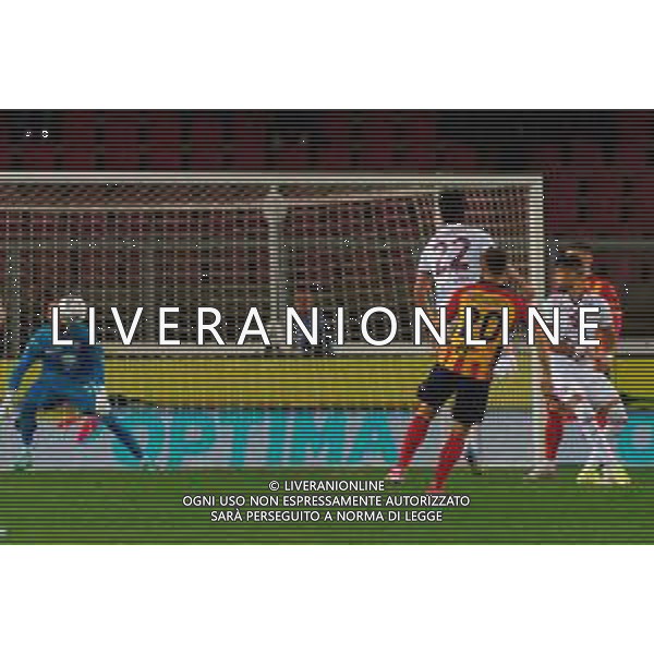 TVEM May 18, 2025 Lecce, Italy - US Lecce vs Torino FC - Italian soccer serie A 2024/25 - Via Del Mare Stadium. In the pic: Ylber Ramadani of US Lecce scores a goal of 1-0 foto emmanuele mastrodonato-ag aldo liverani sas