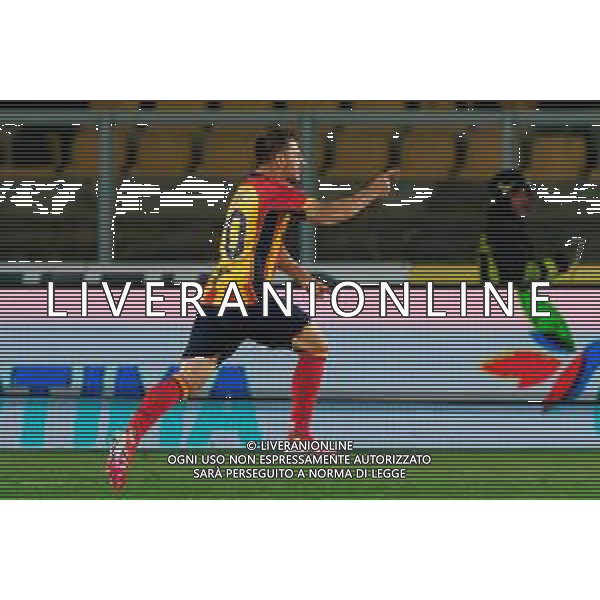 TVEM May 18, 2025 Lecce, Italy - US Lecce vs Torino FC - Italian soccer serie A 2024/25 - Via Del Mare Stadium. In the pic: Ylber Ramadani of US Lecce celebrates after scoring a goal foto emmanuele mastrodonato-ag aldo liverani sas