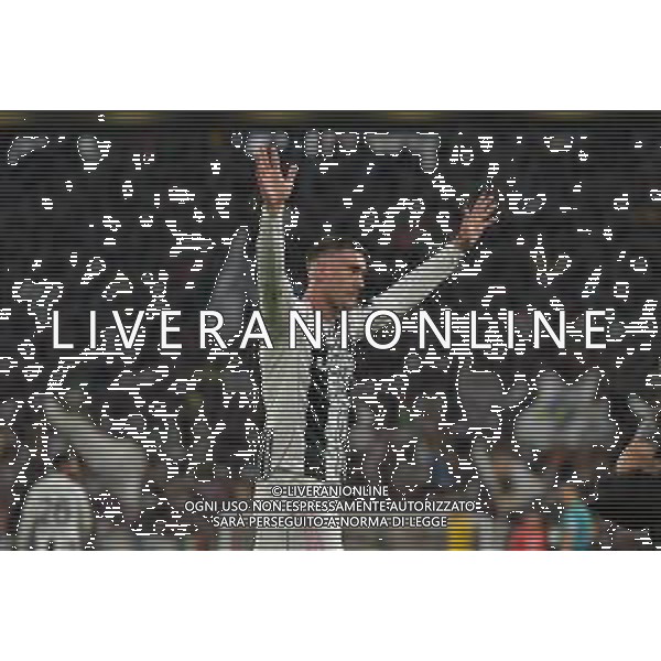 TVMV-Torino 18.05.2025 Allianz Stadium @Manuela Viganti /Ag. Aldo Liverani sas Juventus vs Udinese Campionato Calcio Serie A Enilive 2024/2025 37a giornata Nella foto: esultanza dusan vlahovic dopo il gol ©TVMV Viganti - AGENZIA ALDO LIVERANI SAS
