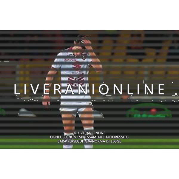 TVEM May 18, 2025 Lecce, Italy - US Lecce vs Torino FC - Italian soccer serie A 2024/25 - Via Del Mare Stadium. In the pic: Cesare Casadei of Torino FC disappointment foto emmanuele mastrodonato-ag aldo liverani sas