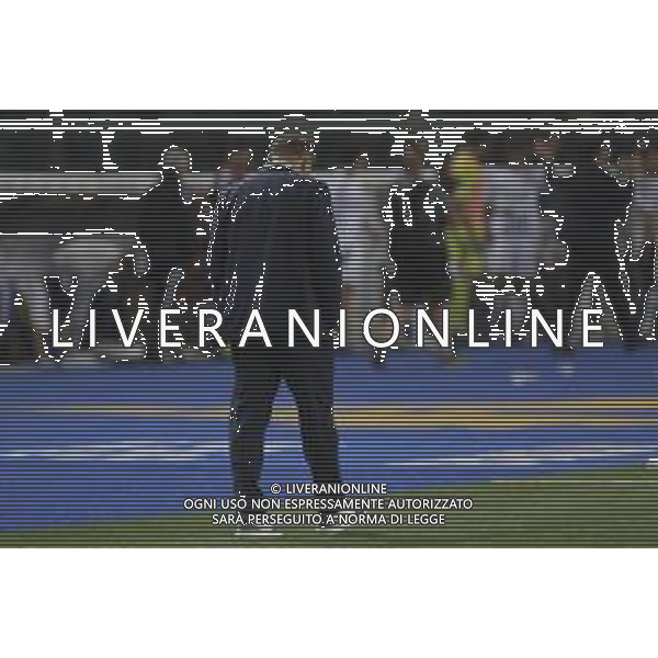 Paolo Zanetti Head Coach of Hellas Verona FC expresses disappointment at the end of Hellas Verona FC vs Como FC 1907, 37° Serie A Enilive 2024-25 game at Marcantonio Bentegodi stadium in Verona (VR), Italy, on May 18, 2025. (Photo by Davide Casentini)- AGENZIA ALDO LIVERANI SAS