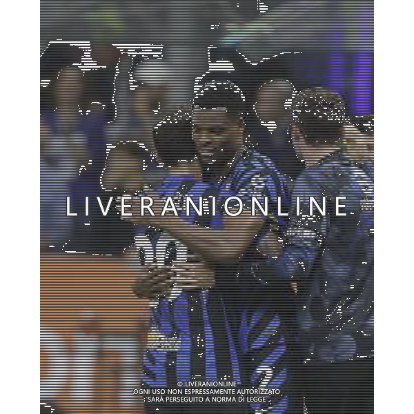 ESULTANZA DOPOGOL DENZEL DUMFRIES -INTER - LAZIO CAMPIONATO CALCIO SERIE A 18.05.2025 ©PAOLO GIAMPIETRI - AGENZIA ALDO LIVERANI SAS