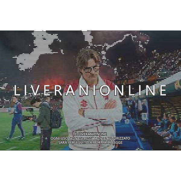 TVEM May 18, 2025 Lecce, Italy - US Lecce vs Torino FC - Italian soccer serie A 2024/25 - Via Del Mare Stadium. In the pic: coach Paolo Vanoli of Torino FC foto emmanuele mastrodonato-ag aldo liverani sas