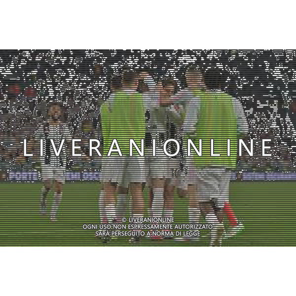 TVMV-Torino 18.05.2025 Allianz Stadium @Manuela Viganti /Ag. Aldo Liverani sas Juventus vs Udinese Campionato Calcio Serie A Enilive 2024/2025 37a giornata Nella foto: esultanza juventus dopo il gol di dusan vlahovic