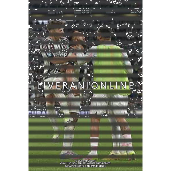 TVMV-Torino 18.05.2025 Allianz Stadium @Manuela Viganti /Ag. Aldo Liverani sas Juventus vs Udinese Campionato Calcio Serie A Enilive 2024/2025 37a giornata Nella foto: esultanza juventus dopo il gol di nico gonzalez