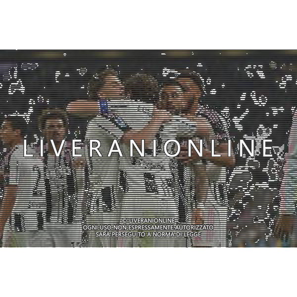 TVMV-Torino 18.05.2025 Allianz Stadium @Manuela Viganti /Ag. Aldo Liverani sas Juventus vs Udinese Campionato Calcio Serie A Enilive 2024/2025 37a giornata Nella foto: esultanza juventus dopo il gol di nico gonzalez