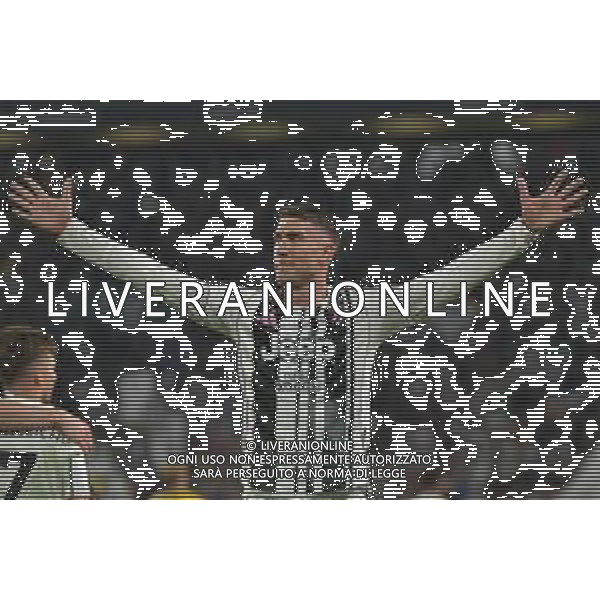TVMV-Torino 18.05.2025 Allianz Stadium @Manuela Viganti /Ag. Aldo Liverani sas Juventus vs Udinese Campionato Calcio Serie A Enilive 2024/2025 37a giornata Nella foto: esultanza dusan vlahovic dopo il gol