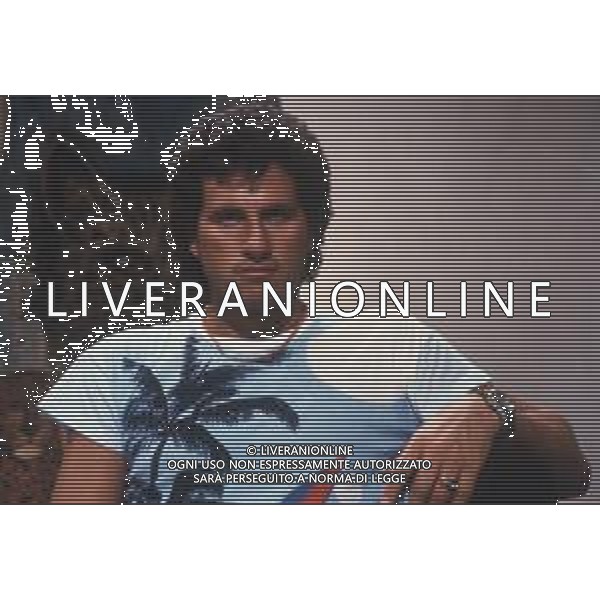DIAP-RETROSPETTIVA ADRIANO PAPPALARDO CANTANTE NELLA FOTO ADRIANO PAPPALARDO ARCHIVIO GIOVANNI LIVERANI-AG ALDO LIVERANI SAS