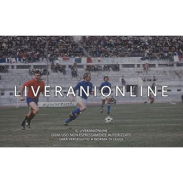 DIAP-RETROSPETTIVA ROMEO BENETTI CALCIATORE NELLA FOTO ROMEO BENETTI CON LA MAGLIA DELLA NAZIONALE ITALIANA DI CALCIO AG ALDO LIVERANI SAS