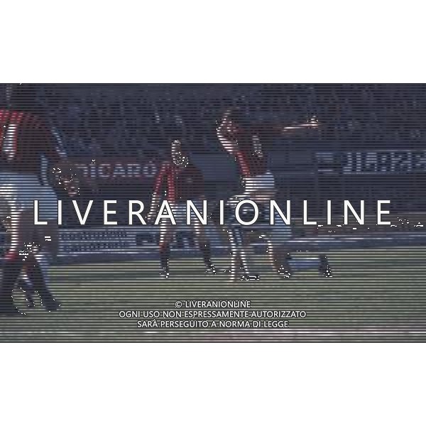 DIAP-RETROSPETTIVA ROMEO BENETTI CALCIATORE NELLA FOTO ROMEO BENETTI CON LA MAGLIA DEL MILAN CALCIO AG ALDO LIVERANI SAS