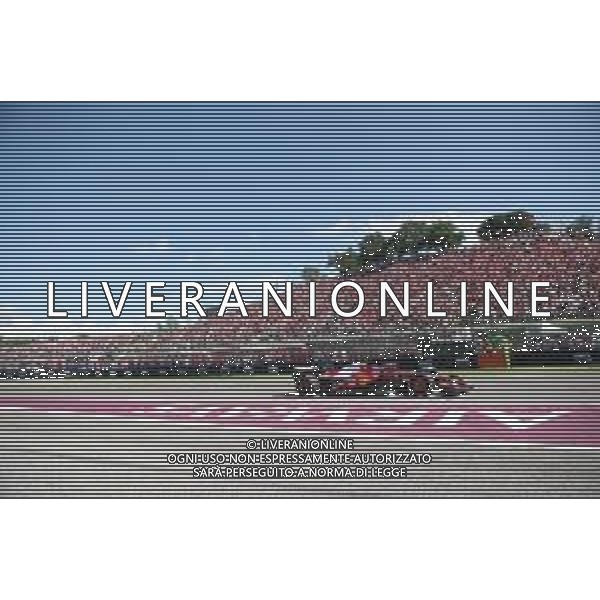 IMOLA 18 05 2025 IMOLA AUTODROMO ENZO E DINO FERRARI DOMENICA FORMULA 1 GRAN PREMIO DEL MADE IN ITALY E DELL\'EMILIA ROMAGNA NELLA FOTO CHARLES LECLERC FERRARI TRIBUNA RIVAZZA ©SANNA - AGENZIA ALDO LIVERANI SAS