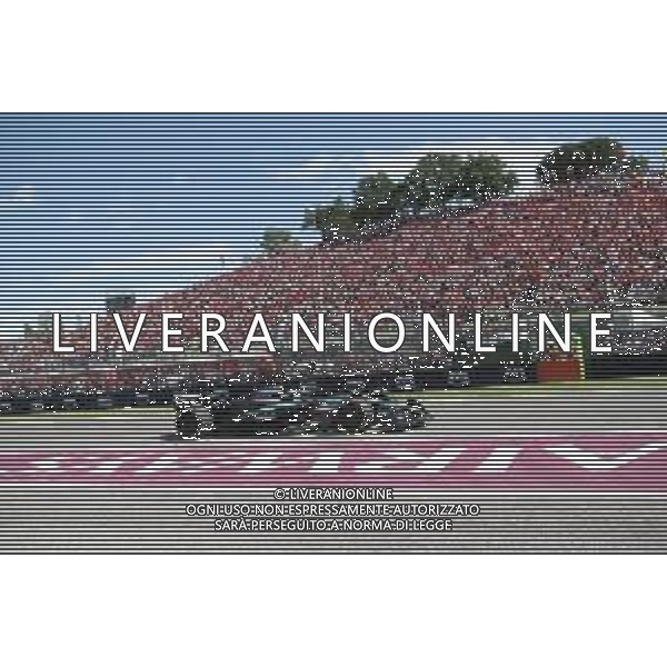 IMOLA 18 05 2025 IMOLA AUTODROMO ENZO E DINO FERRARI DOMENICA FORMULA 1 GRAN PREMIO DEL MADE IN ITALY E DELL\'EMILIA ROMAGNA NELLA FOTO KIMI ANTONELLI MERCEDES TRIBUNA RIVAZZA ©SANNA - AGENZIA ALDO LIVERANI SAS
