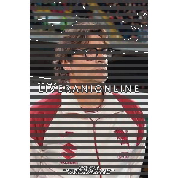 TVEM May 18, 2025 Lecce, Italy - US Lecce vs Torino FC - Italian soccer serie A 2024/25 - Via Del Mare Stadium. In the pic: coach Paolo Vanoli of Torino FC ©TVEM Emmanuele Mastrodonato - AGENZIA ALDO LIVERANI SAS