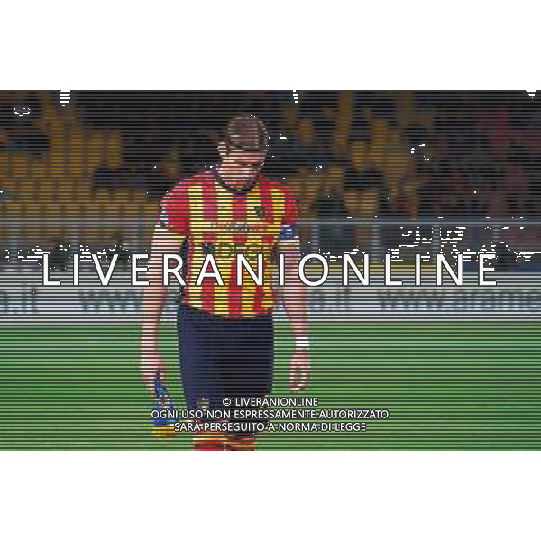 TVEM May 18, 2025 Lecce, Italy - US Lecce vs Torino FC - Italian soccer serie A 2024/25 - Via Del Mare Stadium. In the pic: Federico Baschirotto of US Lecce ©TVEM Emmanuele Mastrodonato - AGENZIA ALDO LIVERANI SAS