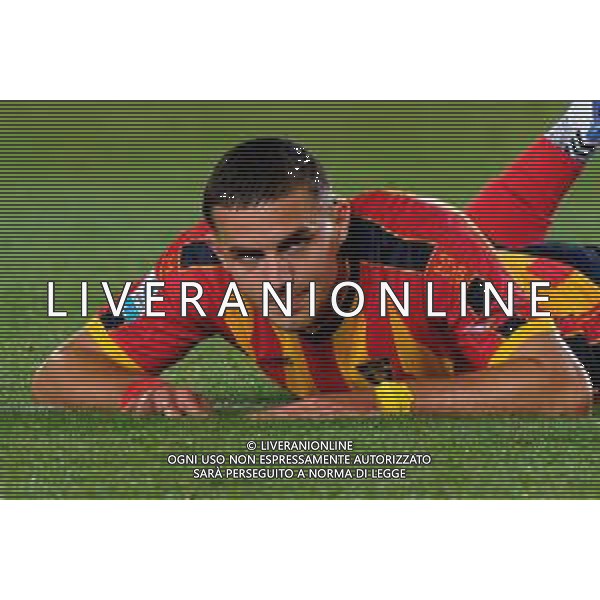 TVEM May 18, 2025 Lecce, Italy - US Lecce vs Torino FC - Italian soccer serie A 2024/25 - Via Del Mare Stadium. In the pic: Nikola Krstovic of US Lecce ©TVEM Emmanuele Mastrodonato - AGENZIA ALDO LIVERANI SAS