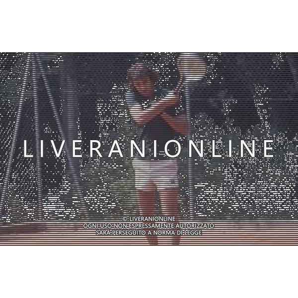 DIAP-RETROSPETTIVA PIERO PRATI CALCIATORE NELLA FOTO PIERO PRATI GIOCA A TENNIS AG ALDO LIVERANI SAS
