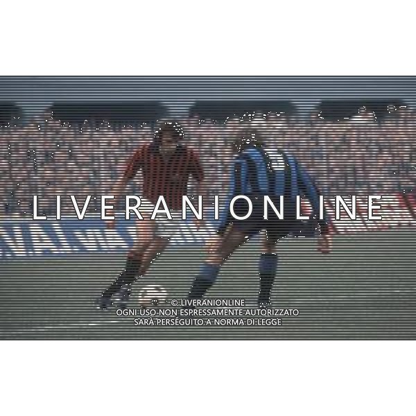 DIAP-RETROSPETTIVA PIERO PRATI CALCIATORE NELLA FOTO PIERO PRATI CON LA MAGLIA DEL MILAN CALCIO AG ALDO LIVERANI SAS